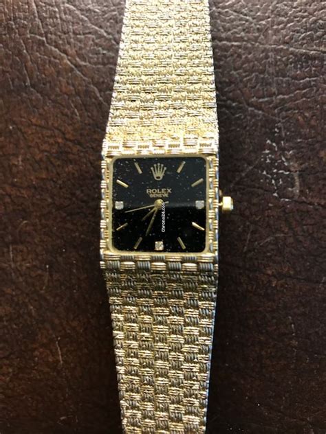 rolex watch square face|vintage square rolex watches.